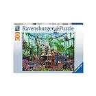 Ravensburger Pussel Greenhouse Mornings 500 Bitar