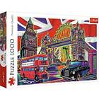 Trefl Premium Quality Pussel Colours of London 1000 Bitar