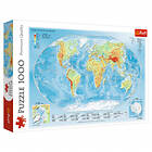 Trefl Premium Quality Pussel Physical Map Of The World 1000 Bitar