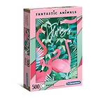 Clementoni Pussel Fantastic Animals Flamingo 500 Bitar