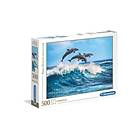 Clementoni Puslespill High Quality Collection Dolphins 500 Brikker