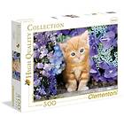 Clementoni Pussel High Quality Collection Square Ginger Cat 500 Bitar