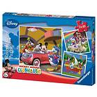 Ravensburger Pussel Mickey Mouse Club House 3x49 Bitar