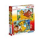 Clementoni Pussel Kids SuperColor Lion King 2x60 Bitar