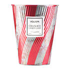 Voluspa 2 Wick Tin Table Candle Crushed Candy Cane