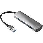 Trust Halyx Aluminium 4-Port USB 3.2 Hub