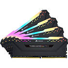 Corsair Vengeance Black RGB LED Pro DDR4 3200MHz 4x16Go (CMW64GX4M4E3200C16)