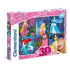 Clementoni Pussel Kids 3D Vision Disney Princess 104 Bitar