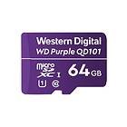 WD Purple SC QD101 microSDXC Class 10 UHS-I U1 64GB