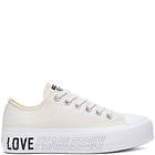 Converse Chuck Taylor All Star Love Fearlessly Platform Canvas Low Top (Women's)