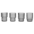 Ferm Living Ripple Snapsilasi 6cl 4-pack