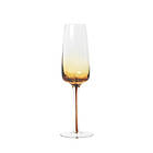 Broste Copenhagen Amber Champagneglass 20cl 4-pack