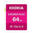 Kioxia Exceria Plus SDXC Class 10 UHS-I U3 V30 64GB