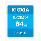 Kioxia Exceria SDXC Class 10 UHS-I U1 64GB