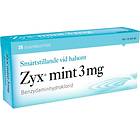 Zyx Mint 3mg 20 Sugtabletter