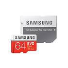 Samsung Evo Plus 2020 microSDXC MC64HA Class 10 UHS-I U1 64Go