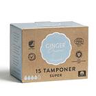 Ginger Organic Super Tampons (15-pack)