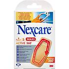 3M Norge Nexcare Active 360 Maxi Plåster 5-pack
