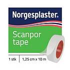Norgesplaster Scanpor Microporous Tape 1.25x1000cm 10-pack