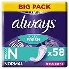 Always Dailies Fresh & Protect Normal (58-pack)