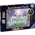 Ravensburger Pussel Unicorns Color XXL 100 Bitar