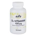 Aito DVitamiini 100µg 150 Kapselit