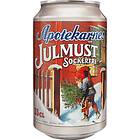 Carlsberg Apotekarnes Julmust Sockerfri Burk 0,33L