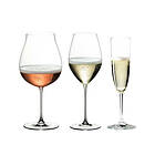 Riedel Veritas Champagne Tasting Glas Set 3-pack