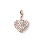 Thomas Sabo Pavé Heart Engravable Pendant Berlock (Dam)