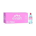Evian Natural Mineral Water 0.75l 12-pack