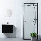 Bathlife Duschhörn Profil Rett Vegg + Dør 100x100