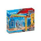  Playmobil City Action 70441 Grue Radio Commandée Avec Mur De Construction