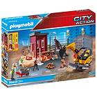 Playmobil City Action 70443 Mini Excavator With Building Section