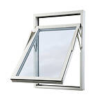 Elitfönster Original Vridfönster Aluminium 1-Luft 3-Glas 38x38cm