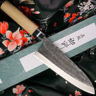 Tojiro F-1077 Hammered Black Deba 21cm