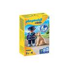 Playmobil 1.2.3 70408 Polis med hund