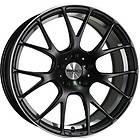 Monaco Mirabeau Matt Black Polished 7x17 4/108 ET25 CB65.1