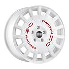 OZ Rally Race White + Red Lettering 8x17 5/112 ET45 CB75.1