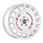 OZ Rally Race White + Red Lettering 7.5x18 5/112 ET35 CB75.1