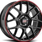 BBS xR Black Red 8x18 5/112 ET28 CB82.0