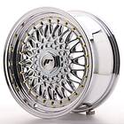 Japan Racing JR9 Chrome 7.5x16 4/100/108 ET25 CB74.1