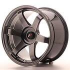 Japan Racing JR3 Hiper Black 10.5x18 5/115 ET25-30 CB74.1