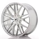 Japan Racing JR28 Machined Face Silver 10.5x22 5/112 ET15-50 CB74.1