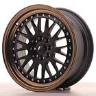 Japan Racing JR10 Matt Black Bronze Lip 7x16 4/100/108 ET30 CB67.1