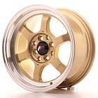 Japan Racing JR12 Gold 7.5x15 4/100/114.3 ET26 CB73.1