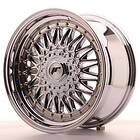 Japan Racing JR9 Chrome 8.5x17 5/112/120 ET20 CB74.1