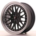 Japan Racing JR10 Matt Black 7x16 4/100/108 ET30 CB67.1