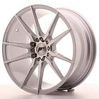 Japan Racing JR21 Machined Face Silver 8.5x18 5/112/114.3 ET40 CB74.1