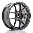 Japan Racing JR30 Hyper Gray 7x17 4/100 ET40 CB67.1