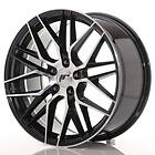 Japan Racing JR28 Black Machined 8.5x18 5/112 ET40 CB66.6